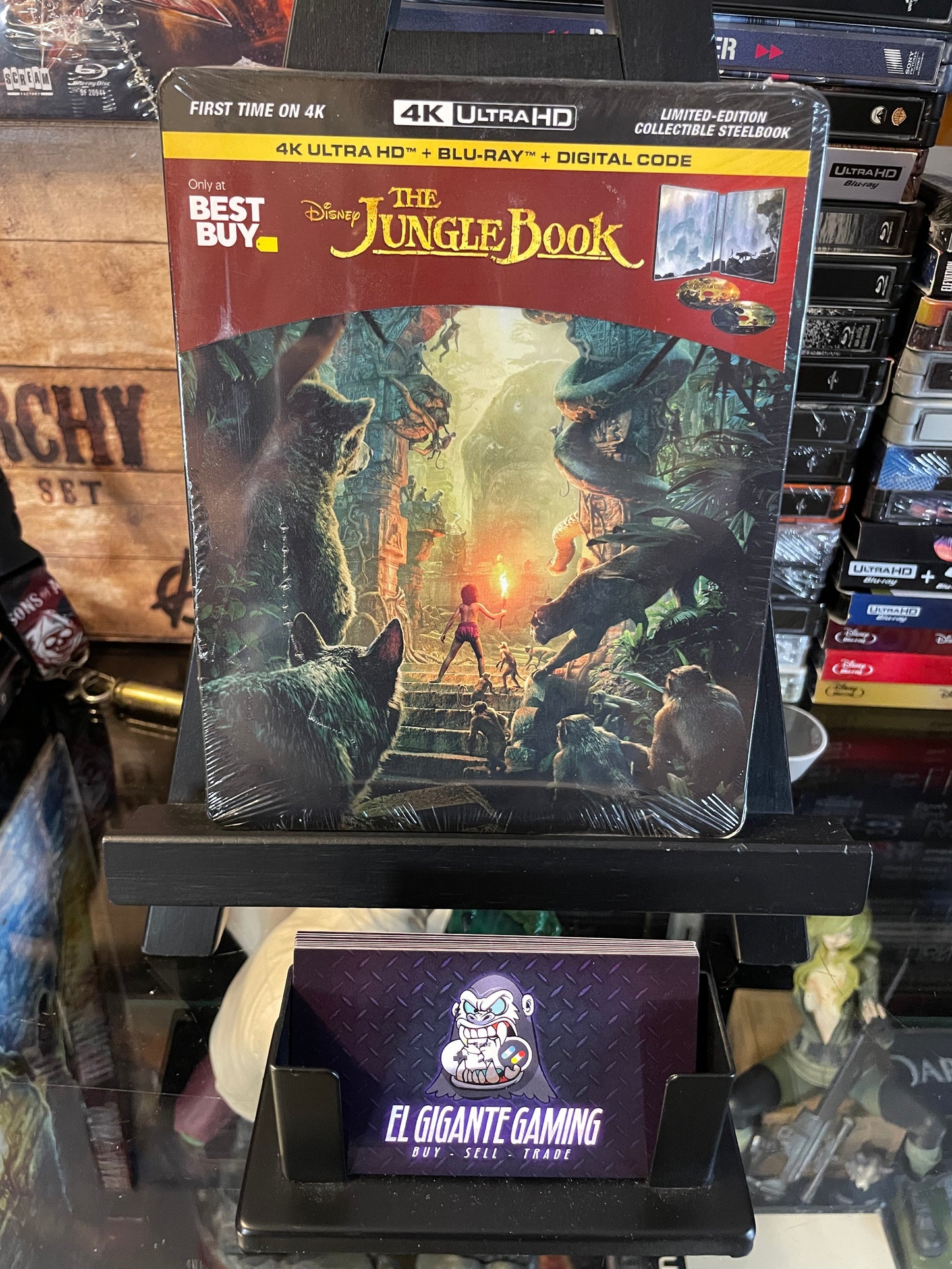 The Jungle Book Steelbook, 4K UHD, Blu-ray