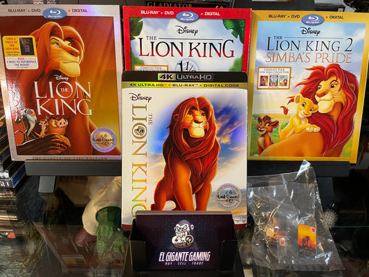 Lion King Bundle: 4K/Blu Rays