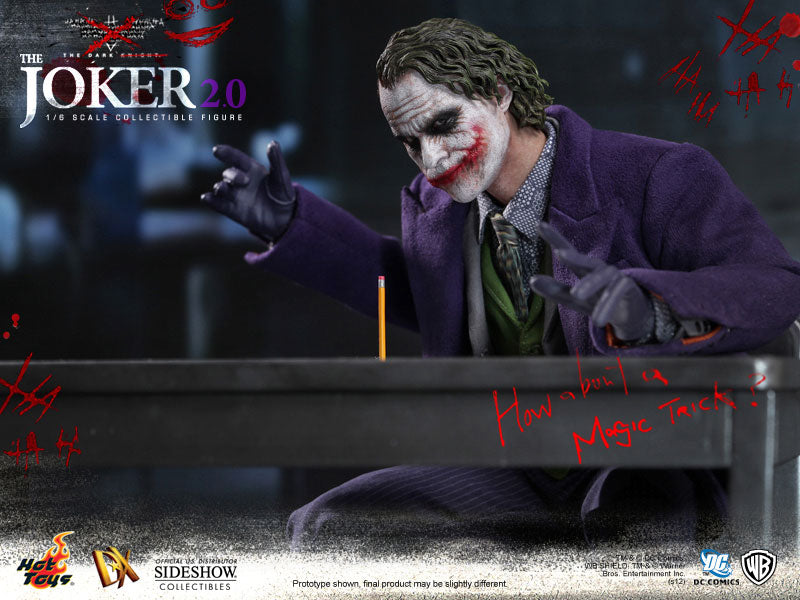 HOT TOYS DX11 JOKER 2.0 The Dark Knight 1/6 Figure Sideshow Exclusive