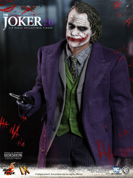 HOT TOYS DX11 JOKER 2.0 The Dark Knight 1/6 Figure Sideshow Exclusive