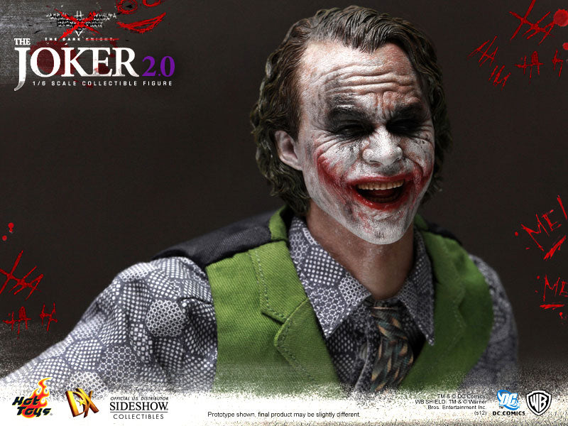 HOT TOYS DX11 JOKER 2.0 The Dark Knight 1/6 Figure Sideshow Exclusive