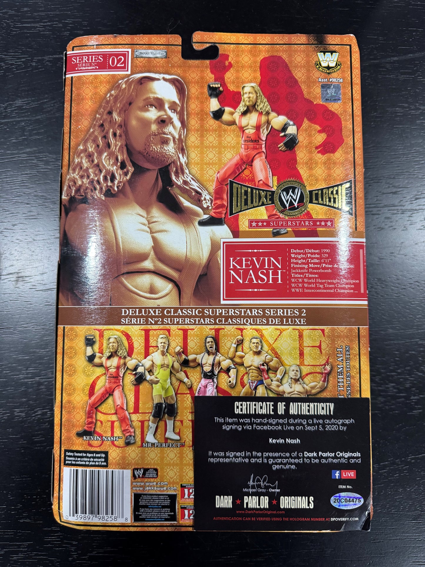 Signed WWE Deluxe Classics Kevin Nash Figure