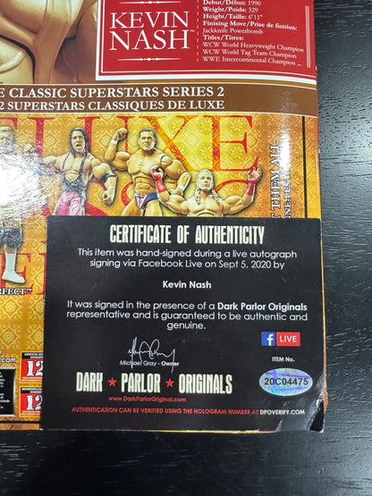 Signed WWE Deluxe Classics Kevin Nash Figure