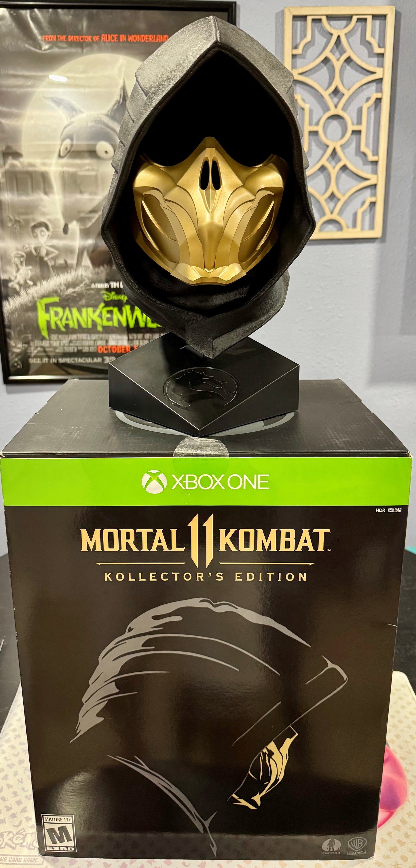 Mortal Kombat 11 Kollectors Edition Xbox One Collectors Edition 11 Mask Scorpion