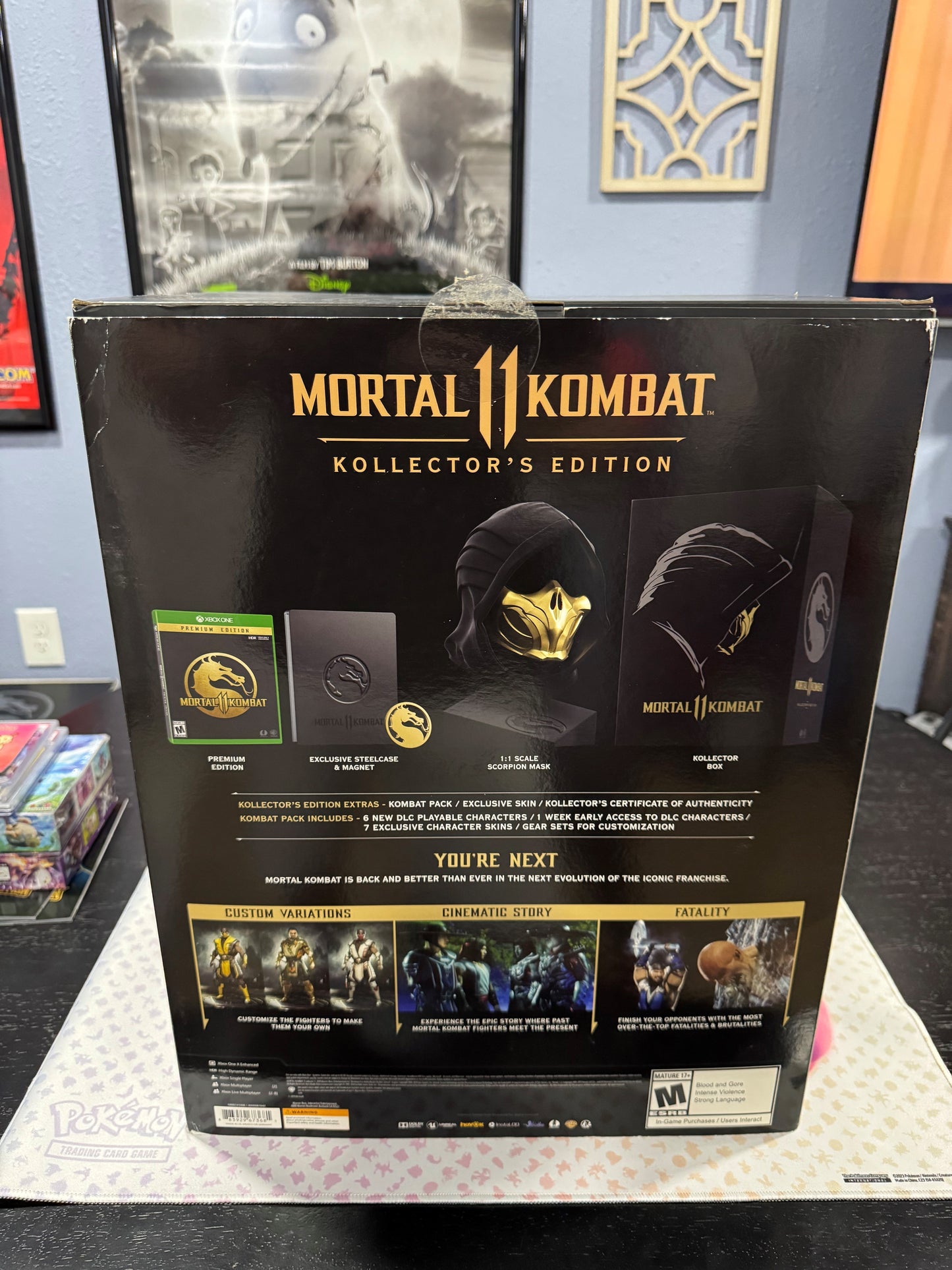Mortal Kombat 11 Kollectors Edition Xbox One Collectors Edition 11 Mask Scorpion