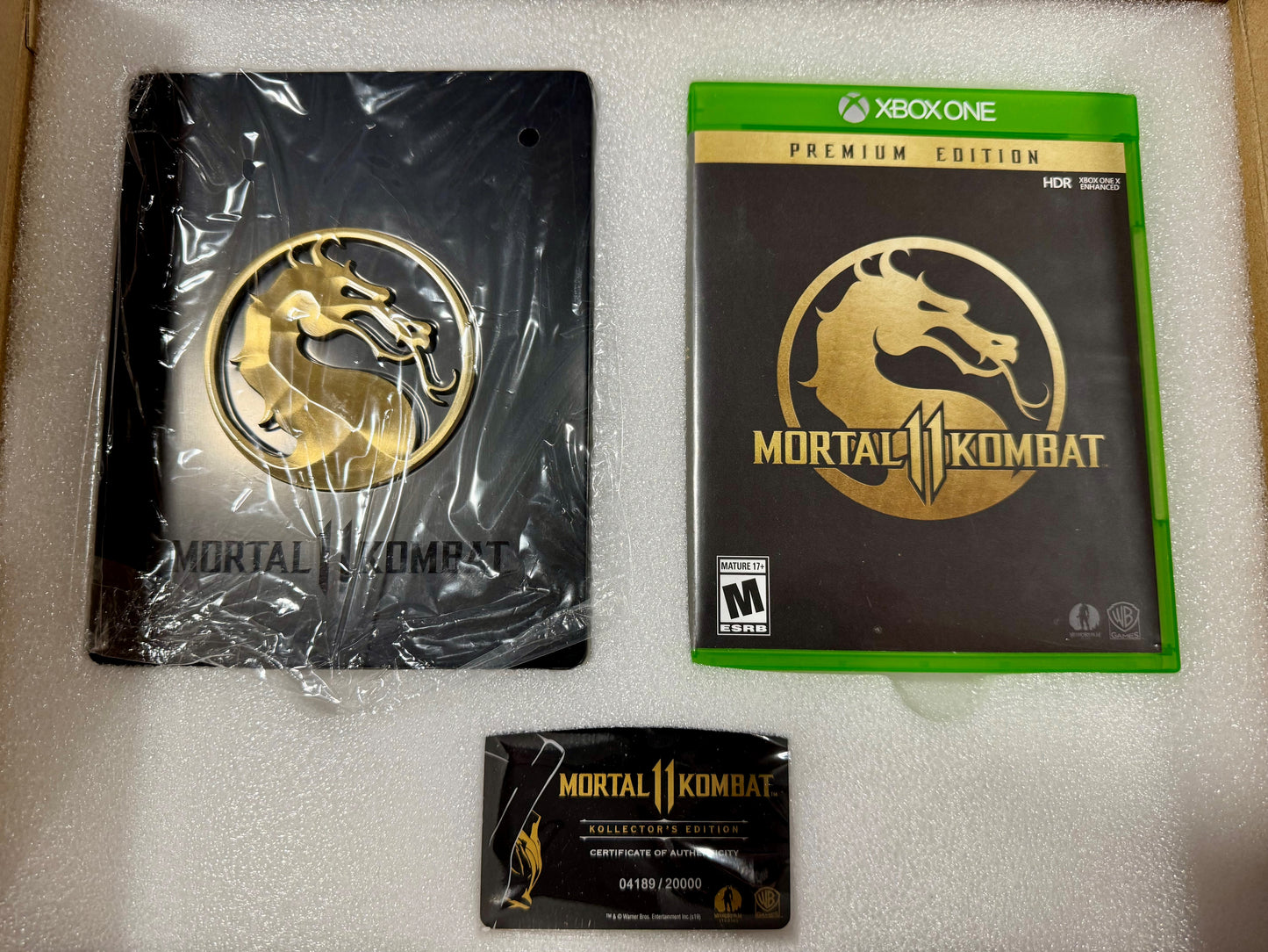 Mortal Kombat 11 Kollectors Edition Xbox One Collectors Edition 11 Mask Scorpion